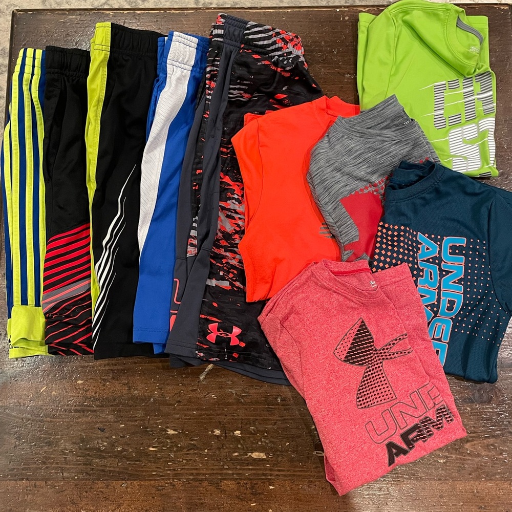 Boys LOT athletic clothes L/XL
